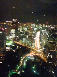 東京タワー展望室より