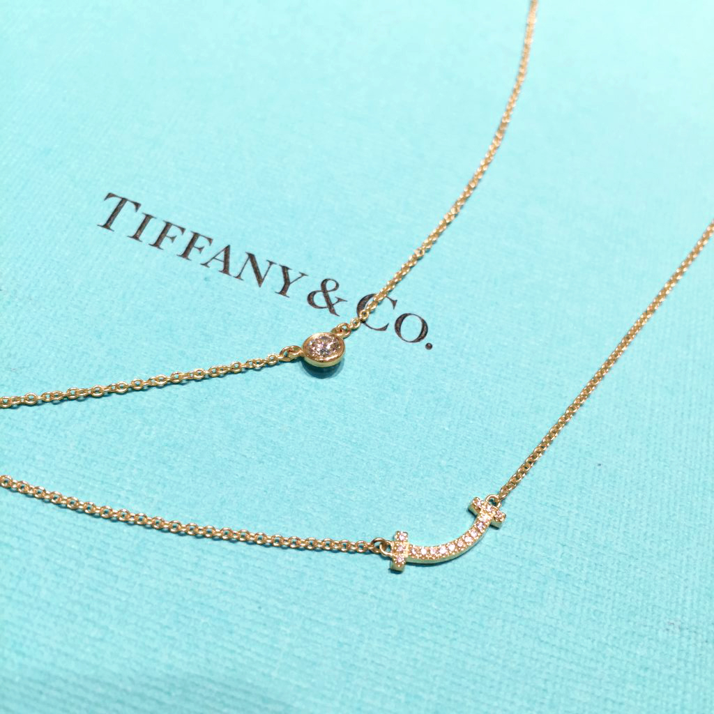 限定SALE定番人気 Tiffany & Co. - ティファニー ダイヤモンド バイザヤード ネックレス ペンダントの通販 by ナガコ